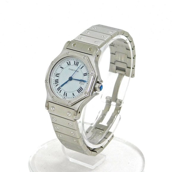 RARE! Cartier Octagon Santos 30mm Watch!!!! main image 6